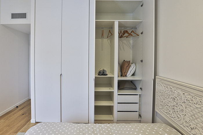 Dressing et placard d’entrée